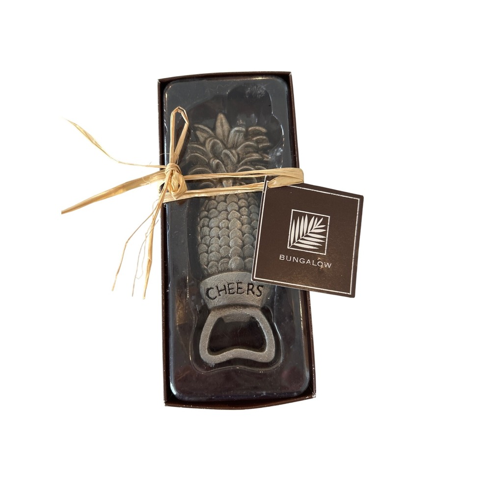 Bungalow Pineapple Bottle‎ Opener Cheers Barware Kitchen Decor Gift